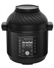 Комбиниран мултикукър Instant - Pot Pro Crisp + Air Fryer, 7.6 l, 1500W, черен