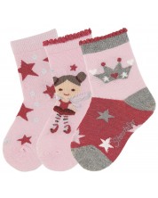 Комплект детски къси чорапи Sterntaler- 27/30 размер, 5-6 години, 3 чифта -1