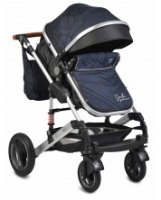 Комбинирана детска количка Moni - Gala, Premium Azure -1