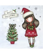 Коледна картичка Santoro Gorjuss - Santa Girl