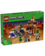 Конструктор LEGO Minecraft - Миньорска шахта в неплодородните земи (21263)