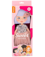 Комплект дрехи за кукла Orange Toys Sweet Sisters - Розова рокля с пайети
