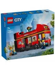 Конструктор LEGO City - Червен двуетажен туристически автобус (60407) -1