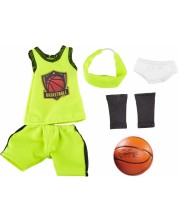 Комплект дрехи за кукла Kruselings - Баскетболен екип, Джой