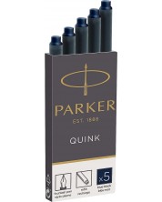 Комплект патрончета Parker Z11 - За писалка, 5 броя, тъмносини -1