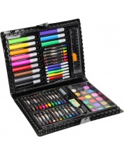 Комплект за оцветяване Grafix - 80 части в куфарче -1