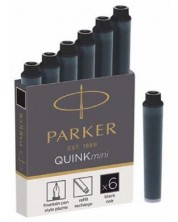 Комплект патрончета Parker Z11 - За писалка, 6 броя, черни
