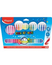 Комплект флумастери Maped Color Peps - Long Life, 24 цвята -1