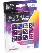 Комплект зарове Gamegenic: Galaxy Series - Nebula, 12 броя