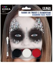Комплект бои за лице Kidea - Лунна принцеса, с диаманти -1