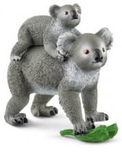 Комплект фигурки Schleich Wild Life - Мама коала с бебе