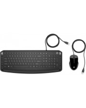 Комплект клавиатура и мишка HP - Pavilion 200, черен -1