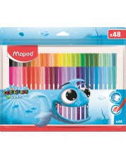 Комплект флумастери Maped Color Peps - Ocean, 48 цвята