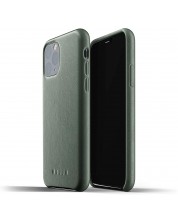 Кожен калъф Mujjo за iPhone 11 Pro Max, зелен -1