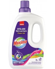 Концентриран гел за пране Sano - Maxima Mix&Wash, 60 пранета, 3 L -1