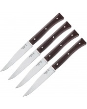 Комплект ножове Opinel Facette - Dark Ash, 4 броя -1