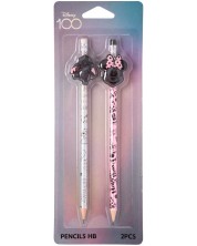  Комплект моливи Cool Pack Opal - Disney 100, Minnie and Stitch, HB, 2 броя -1