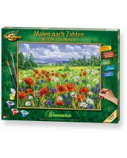 Комплект за рисуване по номера Schipper - Полски цветя -1