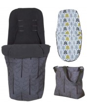 Комплект чувалче за крака и чанта за количка Cosatto - Fika Forest -1