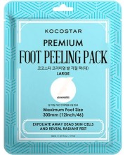 Kocostar Premium Ексфолираща маска за крака, размер L, 50 ml -1