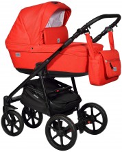 Комбинирана детска количка 3в1 Baby Giggle - Broco, червена -1