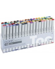 Комплект маркери Too Copic Sketch - D colors, 72 цвята