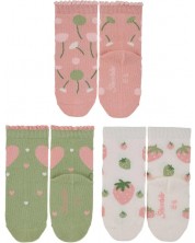 Комплект къси чорапи Sterntaler- 17/18 размер, 6-12 месеца, 3 чифта