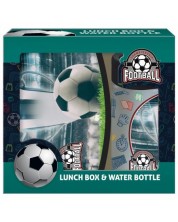Комплект бутилка и кутия за храна Derform Football 18