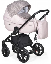 Комбинирана детска количка 3в1 Baby Giggle - Mio, розова