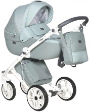 Комбинирана детска количка 2 в 1 Baby Giggle - Porto, зелена -1