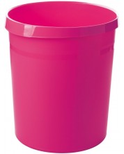 Кош за отпадъци Han Grip Trend - пластмасов, 18 l, розов -1