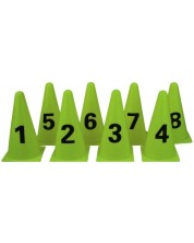 Конуси за маркиране Maxima - 8 броя, зелени -1