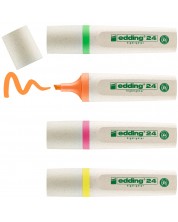 Комплект текст маркери Edding  24 Eco Highlighter - 4 цвята -1
