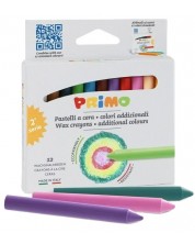 Комплект восъчни пастели Primo - 12 цвята