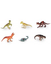 Комплект фигурки Rappa - Динозаври II, 6 броя, 7-8 cm -1