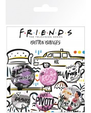 Комплект значки GB eye Television: Friends - Doodle