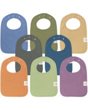 Комплект лигавници KeaBabies - Органичен памук, 8 броя -1