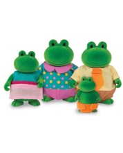Комплект фигурки Battat Lil' Woodzeez - Семейство жабки -1