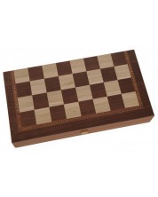 Комплект шах и табла Manopoulos - Цвят венге, 48 x 26 cm -1