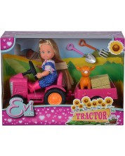 Комплект Simba Toys Evi Love - Еви с трактор -1