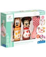 Комплект фигурки за сглобяване Clementoni Disney Baby - Мини Маус и Плуто -1