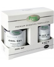 Platinum Range Cool Day + B-Vit 12, 30 + 20 таблетки, Power of Nature