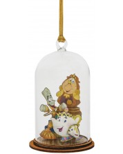 Коледна декорация Enesco Disney: Beauty And The Beast - Mrs Potts & Chips, 9 cm -1