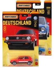 Количка Mattel Matchbox - Най-добрите автомобили на Германия, 1:64, асортимент -1