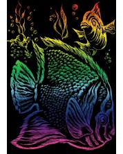 Комплект за гравиране Royal Rainbow - Риби, 13 х 18 cm -1