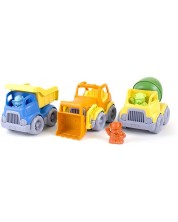 Комплект строителни превозни средства Green Toys, 3 броя -1