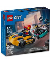 Конструктор LEGO City Great Vehicles - Картинг автомобили и състезатели (60400) -1