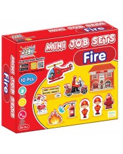 Комплект говорещи играчки Jagu - Пожарна, 10 части -1