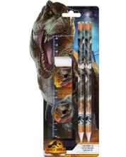 Комплект ученически пособия Kids Licensing - Jurassic World, 5 части