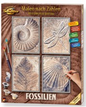 Комплект за рисуване по номера Schipper - Вкаменелости